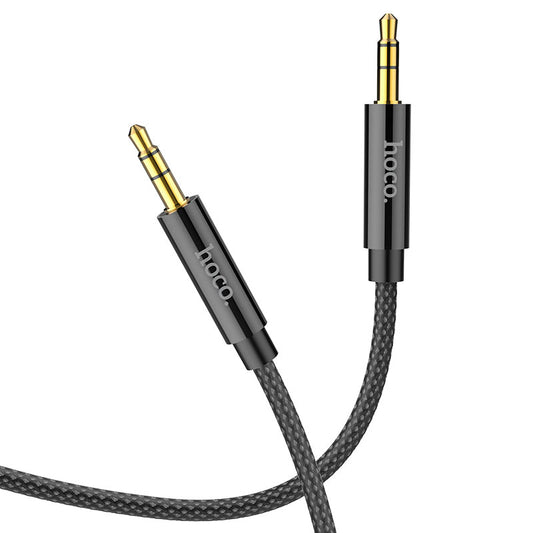 Аудио кабел 3.5mm - 3.5mm HOCO UPA19, 2m, Черен