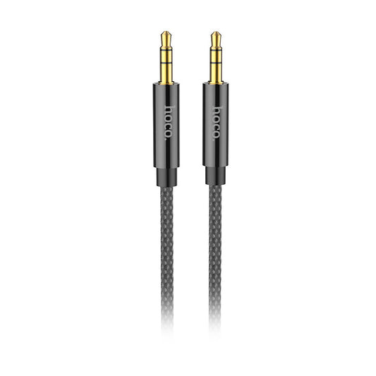 Аудио кабел 3.5mm - 3.5mm HOCO UPA19, 2m, Черен