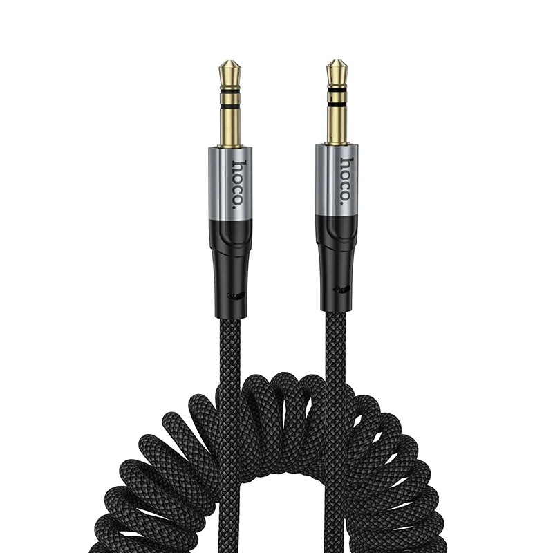 Аудио кабел 3.5mm - 3.5mm HOCO UPA33, 1.5m, Черен