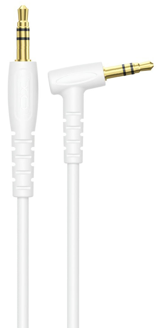 Аудио кабел 3.5mm - 3.5mm XO Design NB-R272, 1m, Бял
