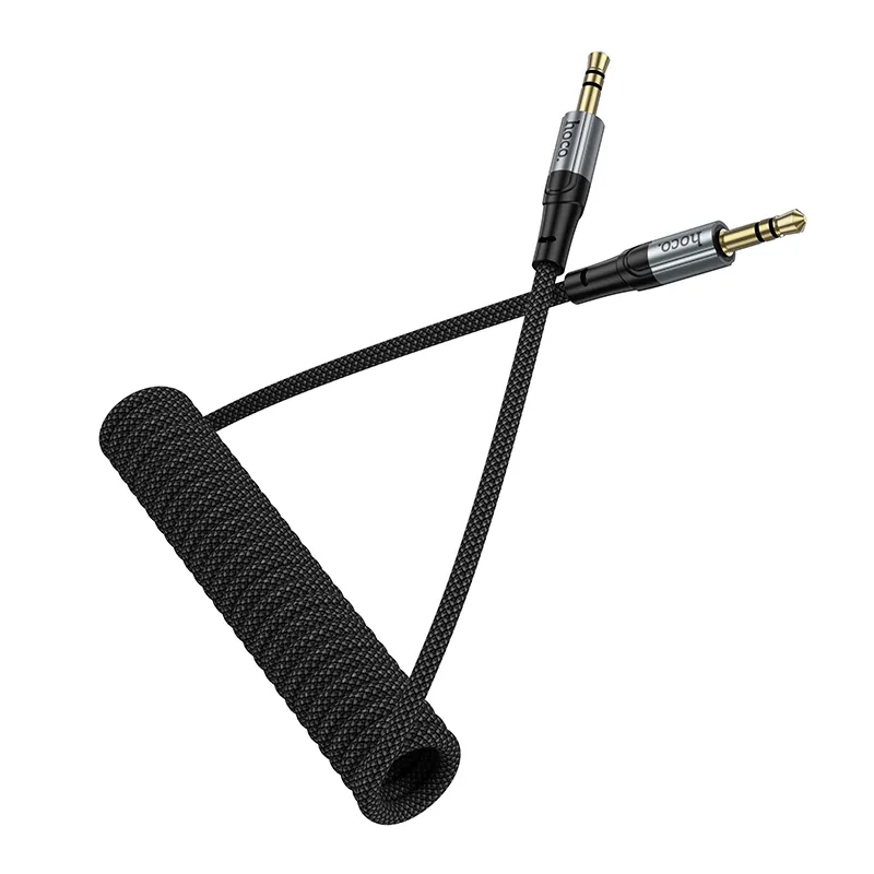 Аудио кабел 3.5mm - 3.5mm HOCO UPA33, 1.5m, Черен