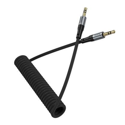 Аудио кабел 3.5mm - 3.5mm HOCO UPA33, 1.5m, Черен