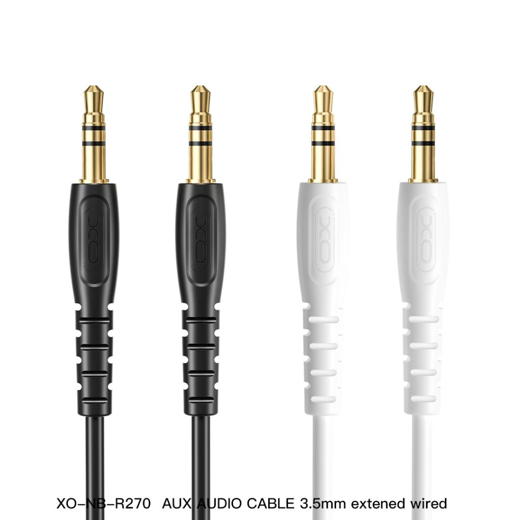 Audio Cable 3.5mm - 3.5mm XO Design NB-R270, 1m, White