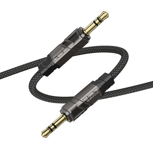 3.5mm - 3.5mm Borofone BL22 Dignity Audio Cable, 1m, Black