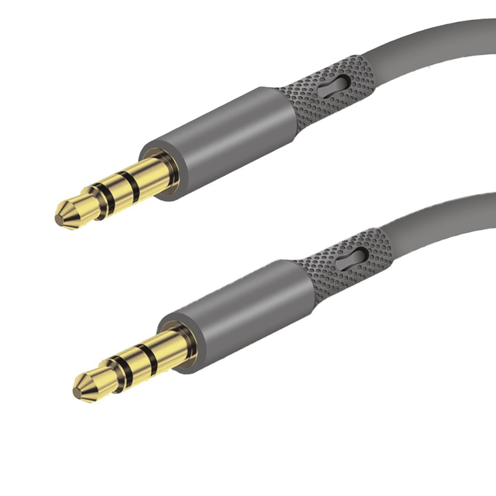 Audio Cable 3.5mm - 3.5mm Techsuit AC3 SoundFlex, 1m, Grey