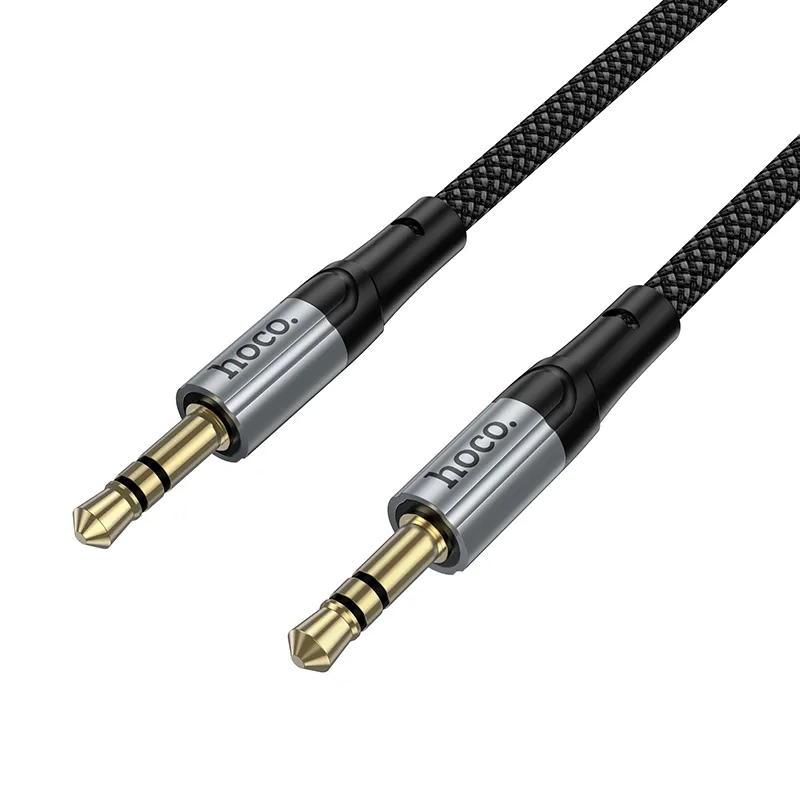Аудио кабел 3.5mm - 3.5mm HOCO UPA33, 1.5m, Черен