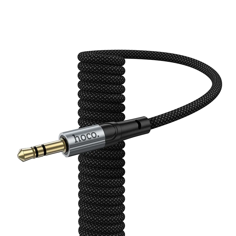 Аудио кабел 3.5mm - 3.5mm HOCO UPA33, 1.5m, Черен