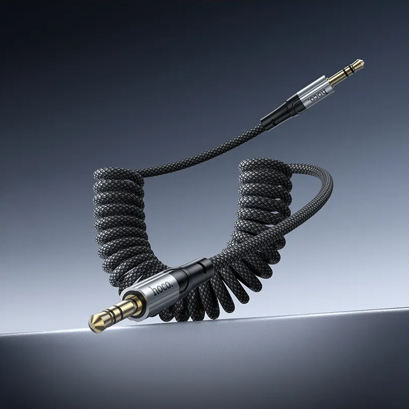 Аудио кабел 3.5mm - 3.5mm HOCO UPA33, 1.5m, Черен