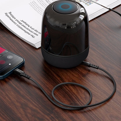 Аудио кабел Lightning - 3.5mm Acefast C1-06, 1.2m, Черен