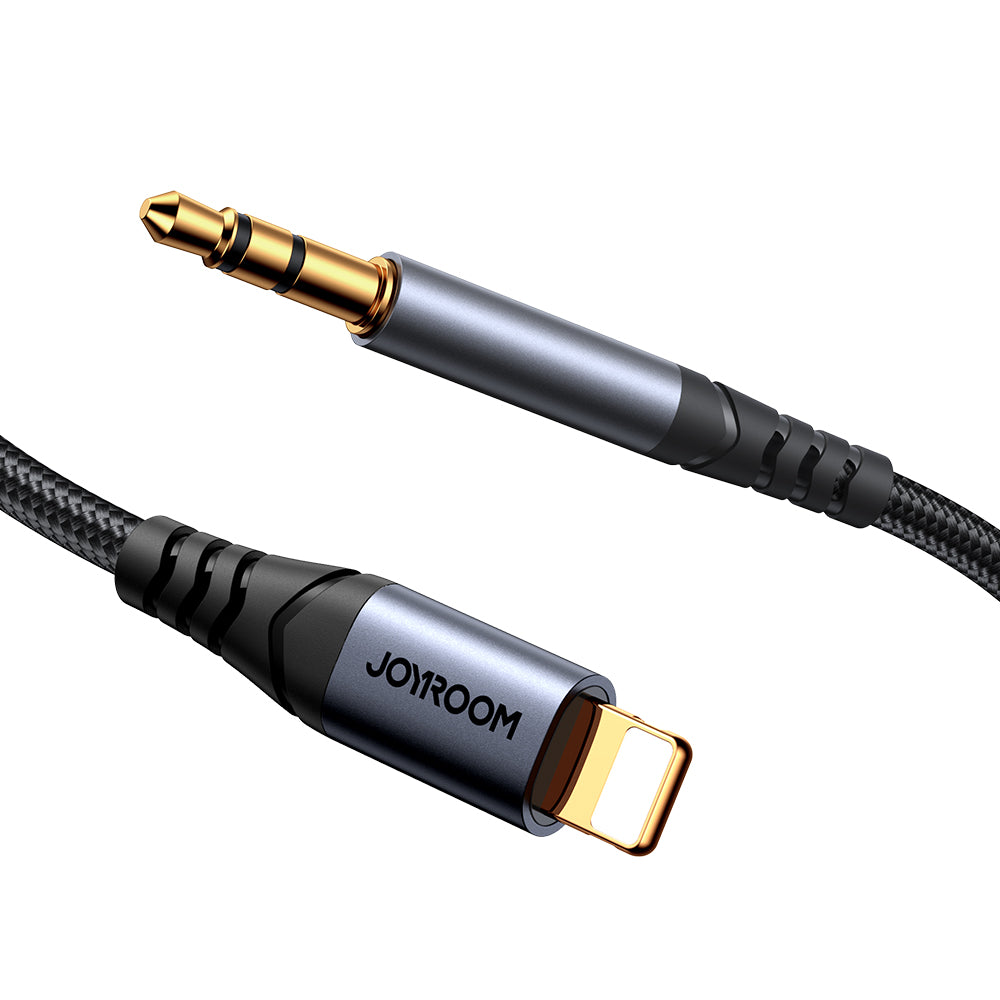 Аудио кабел Lightning - 3.5mm Joyroom SY-A06, 1.2m, Черен