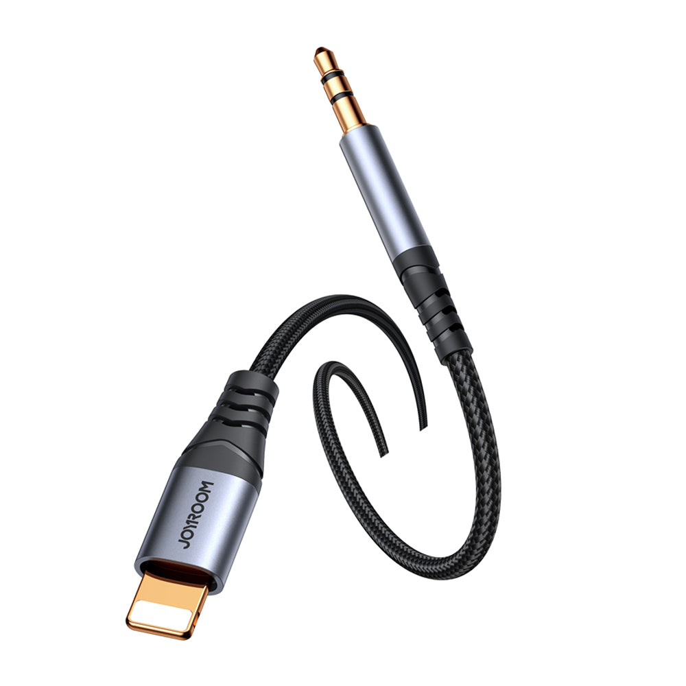Аудио кабел Lightning - 3.5mm Joyroom SY-A06, 1.2m, Черен