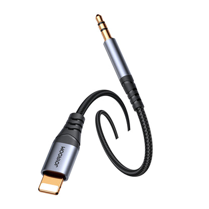 Аудио кабел Lightning - 3.5mm Joyroom SY-A06, 1.2m, Черен