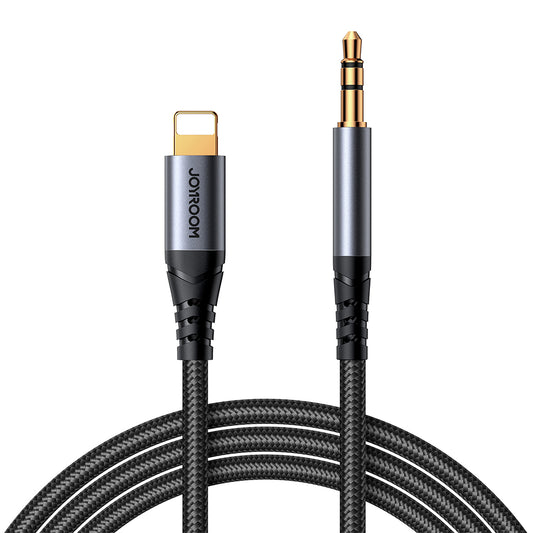 Аудио кабел Lightning - 3.5mm Joyroom SY-A06, 1.2m, Черен