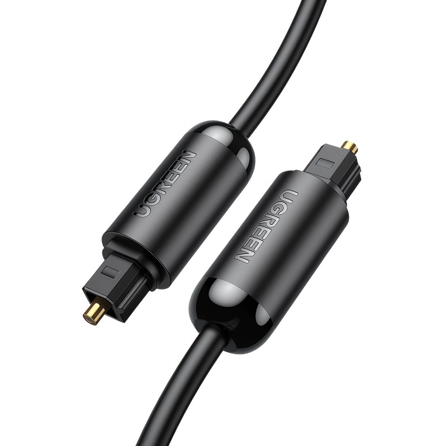 Оптичен аудио кабел UGREEN AV122, Toslink / SPDIF, 1.5m, Черен