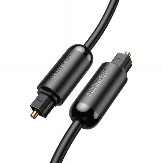 Оптичен аудио кабел UGREEN AV122, Toslink / SPDIF, 1.5m, Черен