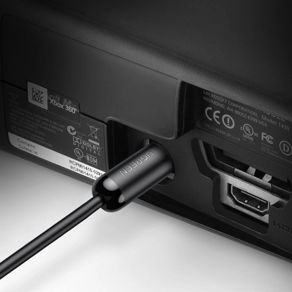 Оптичен аудио кабел UGREEN AV122, Toslink / SPDIF, 1.5m, Черен