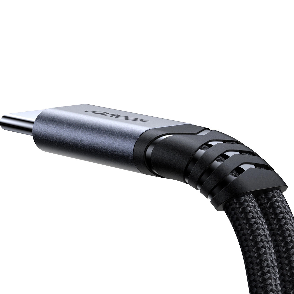 Аудио кабел USB-C - 3.5mm / USB-C Joyroom SY-C02, 0.14m, Черен