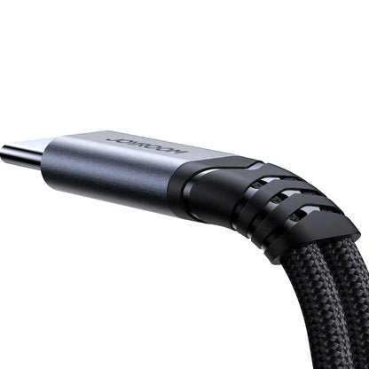 Аудио кабел USB-C - 3.5mm / USB-C Joyroom SY-C02, 0.14m, Черен
