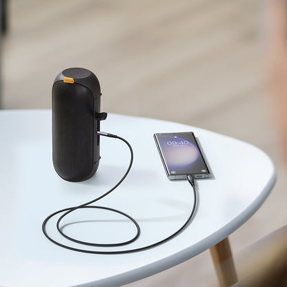 Аудио кабел USB-C - 3.5mm Joyroom SY-A07, 1.2m, Черен