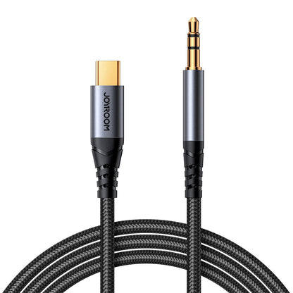 Аудио кабел USB-C - 3.5mm Joyroom SY-A07, 1.2m, Черен