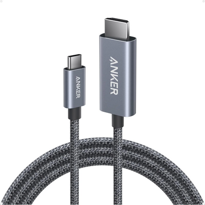 Аудио и видео кабел USB-C - HDMI Anker Nano, 1.8m, Сив A87E0H12