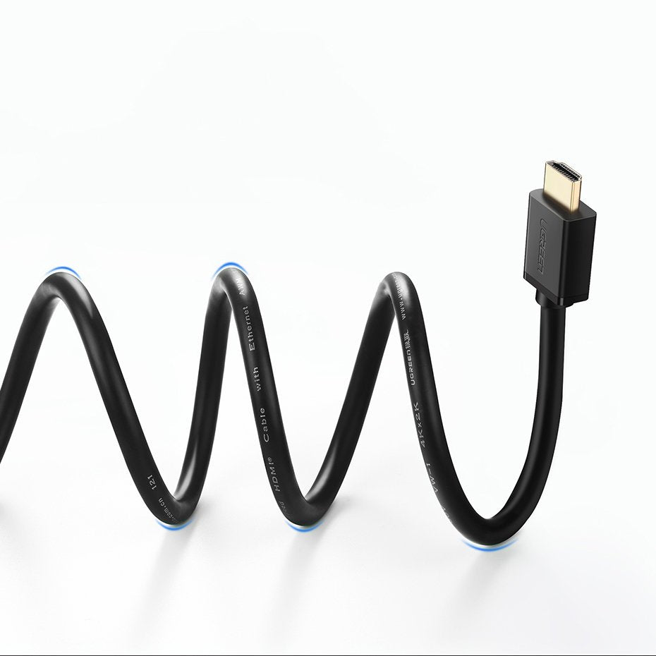 Видео кабел UGREEN HD104, HDMI - HDMI, 4K, 1m, Черен