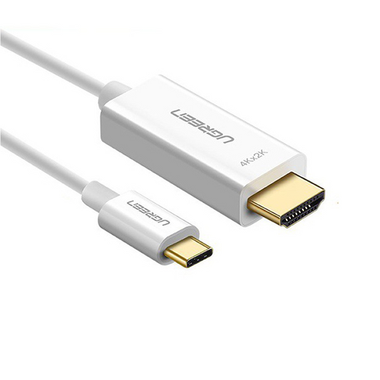 Аудио и видео кабел USB-C - HDMI UGREEN MM121, 1.5m, Бял