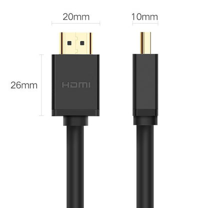 Видео кабел UGREEN HD104, HDMI - HDMI, 4K, 1m, Черен