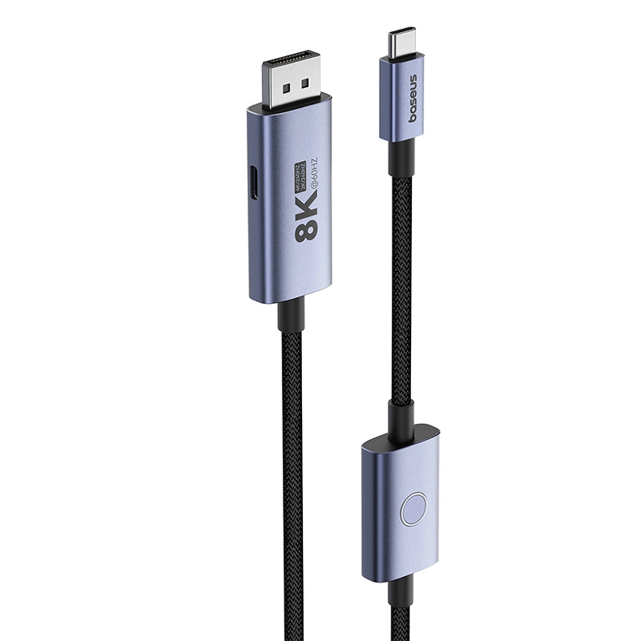 USB-C аудио и видео кабел USB-C - DisplayPort Baseus, 8K, 1,5 м, 1,5 м, черен B006337070D111-02