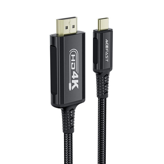 Аудио и видео кабел USB-C - HDMI Acefast C1-10, 1.8m, Черен