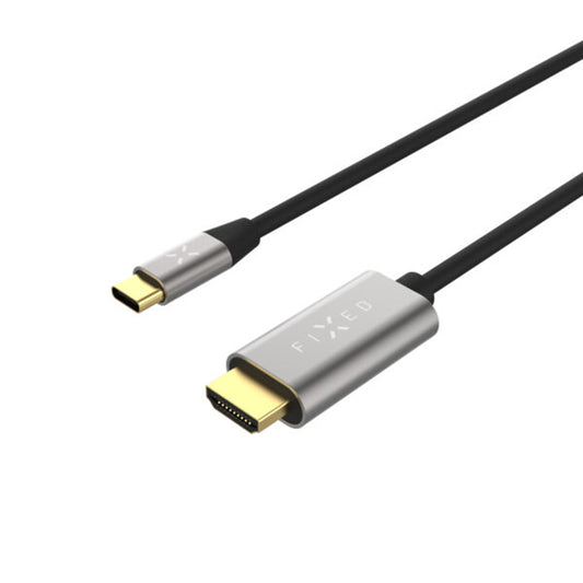 Аудио и видео кабел USB-C - HDMI Fixed, 2m, Сив