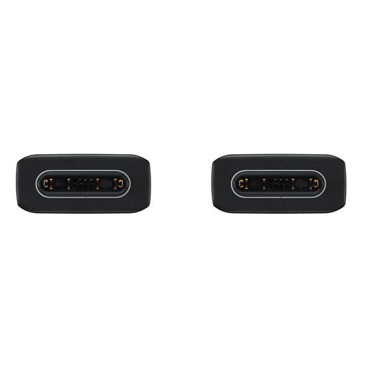 Кабел за данни и зареждане USB-C - USB-C Samsung EP-DA705, 25W, 1 м, черен EP-DA705BBEGWWW