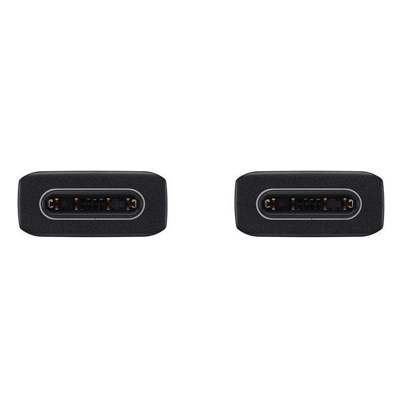 Кабел за данни и зареждане USB-C - USB-C Samsung EP-DA705, 25W, 1 м, черен EP-DA705BBEGWWW