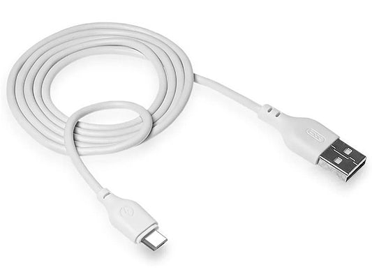 Кабел за данни и зареждане USB-A - microUSB XO Design NB103, 18W, 2m, Бял