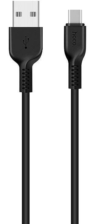 Кабел за данни и зареждане USB-A - USB-C HOCO X13 Easy, 18W, 1m, Черен
