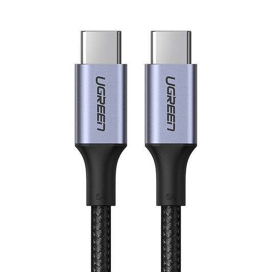 Кабел за данни и зареждане USB-C - USB-C UGREEN US316, 100W, 2m, Сив