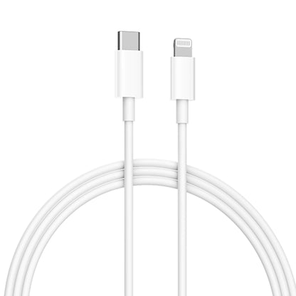 Кабел за данни и зареждане Xiaomi USB-C към Lightning USB-C - Lightning Xiaomi, 18W, 1 м, бял BHR4421GL