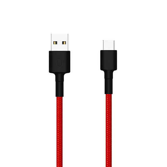 Кабел за данни и зареждане Xiaomi USB-A към USB-C Xiaomi, 18W, 1 м, червен SJV4110GL