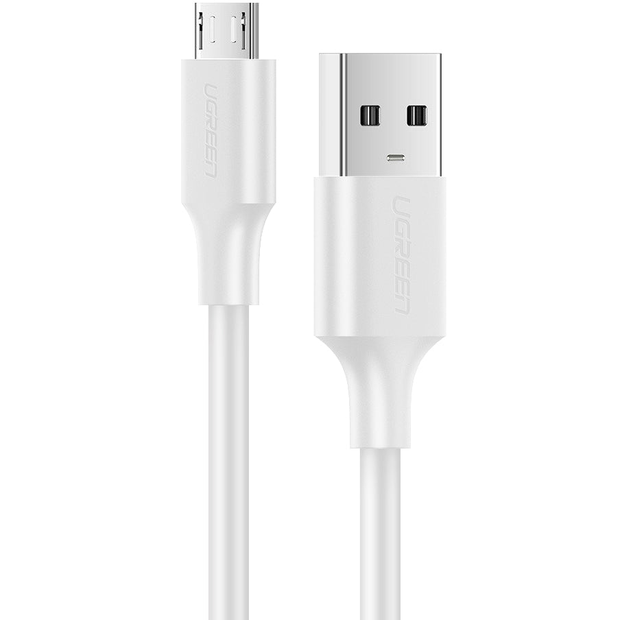 Кабел за данни и зареждане USB-A - microUSB UGREEN US289, 18W, 2м