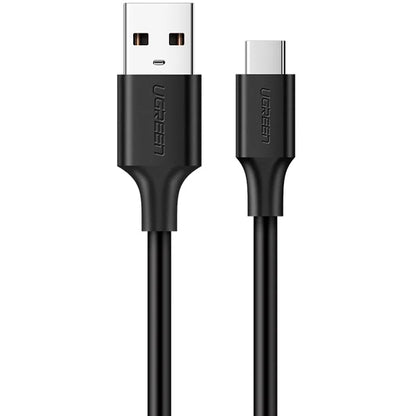 Кабел за данни и зареждане USB-A - USB-C UGREEN US184, 18W, 1m, Черен