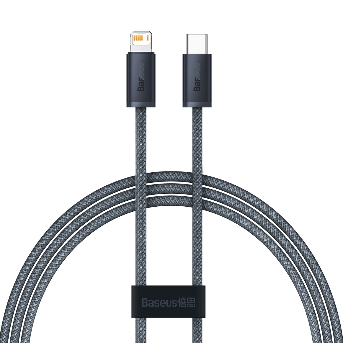 Кабел за данни и зареждане USB-C - Lightning Baseus Dynamic Series, 20W, 1m, Сив CALD000016