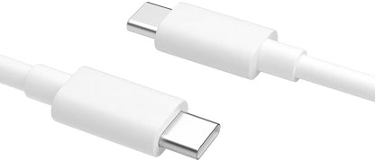 USB-C кабел за данни и зареждане - USB-C Oppo DL149, 65W, 1m, бял