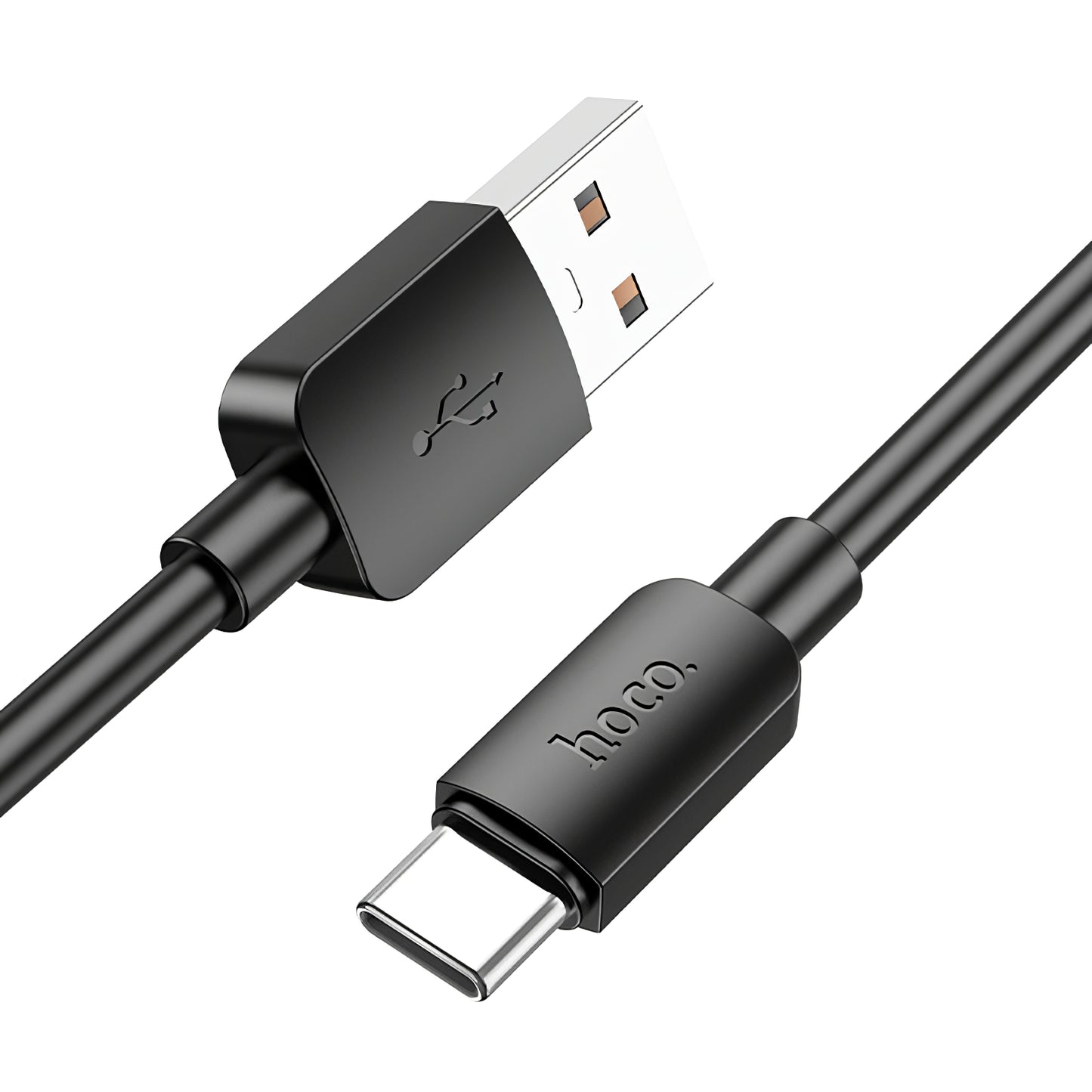 Кабел за данни и зареждане USB-A - USB-C HOCO X96, 27W, 0.25m, Черен
