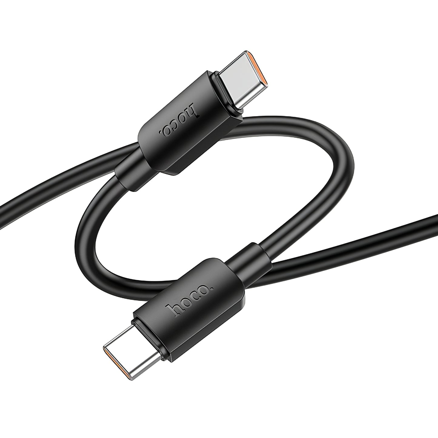 Кабел за данни и зареждане USB-C - USB-C HOCO X96, 100W, 1m, Черен
