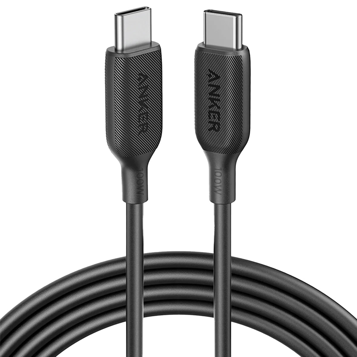 USB-C кабел за данни и зареждане - USB-C Anker 543, 100W, 1,8 м, черен A80E2G11 