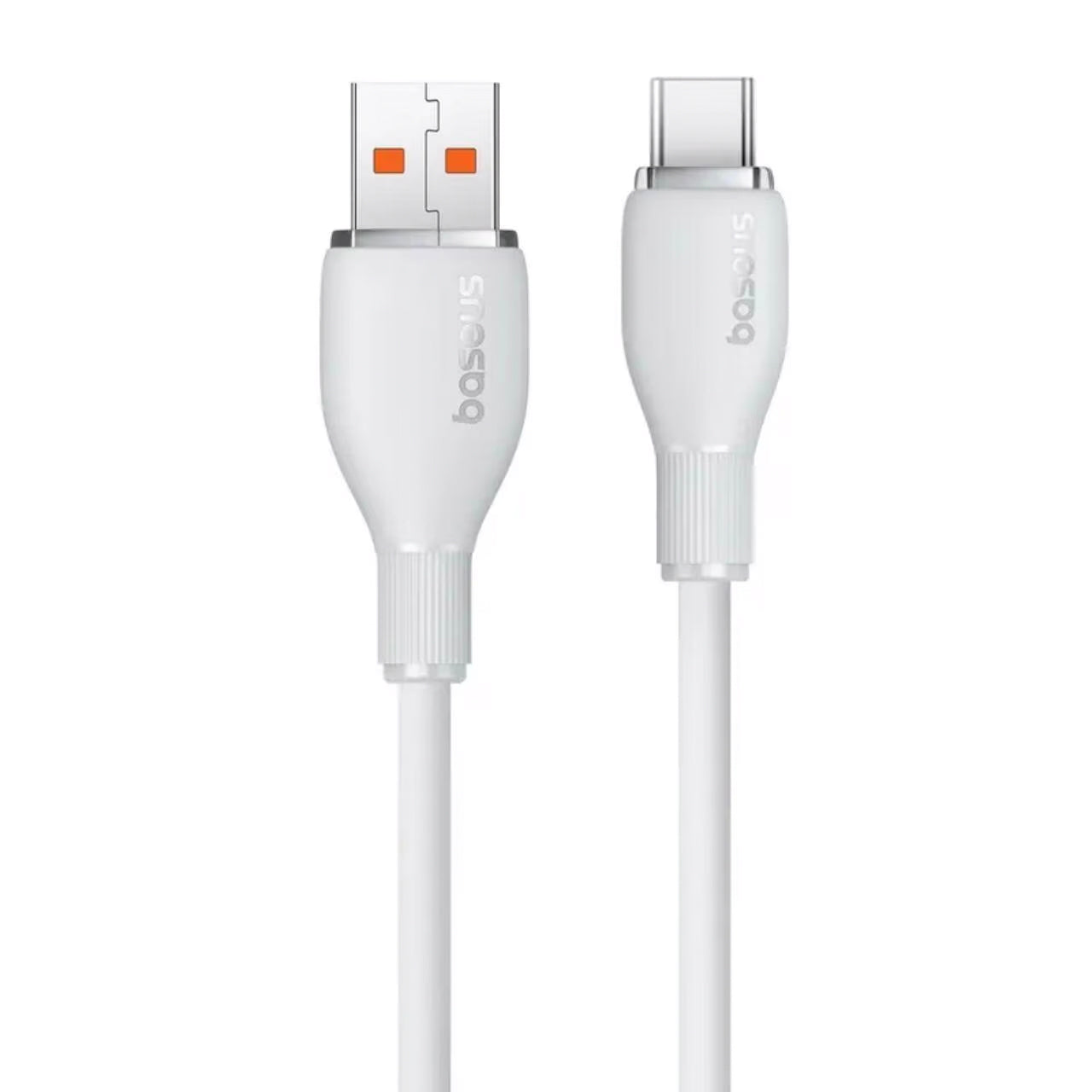 Кабел за данни и зареждане USB-A - USB-C Baseus Pudding, 100W, 2m, Бял P10355703221-01