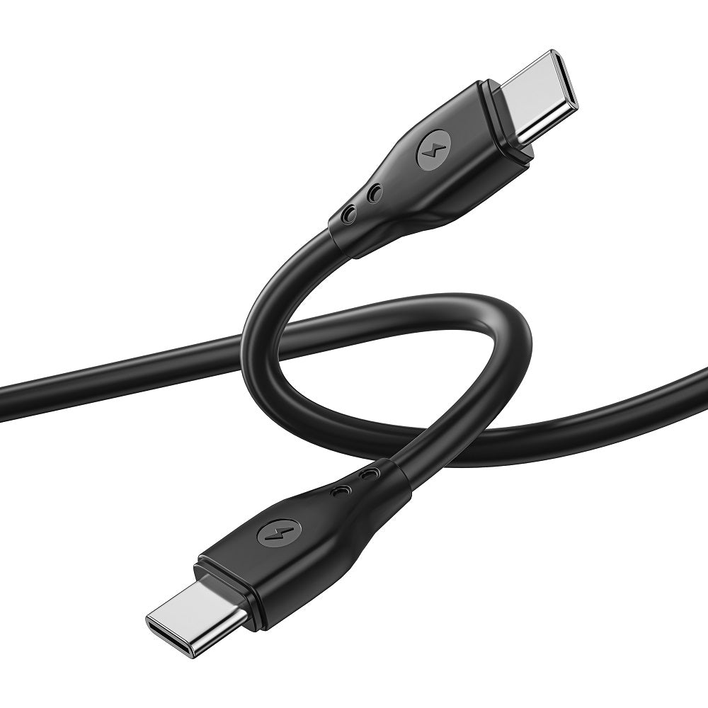 USB-C кабел за данни и зареждане - USB-C WiWu Wi-C002, 67W, 1m, черен 