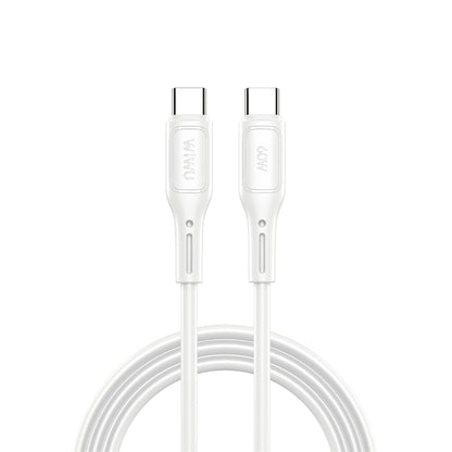 USB-C - USB-C кабел за данни и зареждане WiWu Wi-C043E Starlink, 60W, 1m, бял