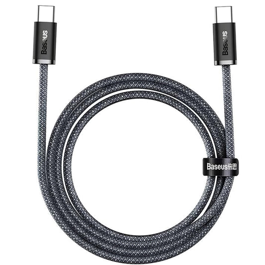 USB-C кабел за данни и зареждане - USB-C Baseus Dynamic Series, 100W, 2 m, сив CALD000316 