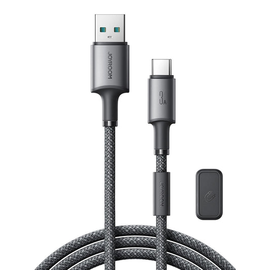 Кабел за данни и зареждане USB-A - USB-C Joyroom S-A50, 60W, 1.2m, Сив
